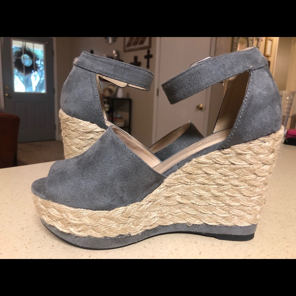 Wild Diva Lounge Espadrille Wedge Sandals